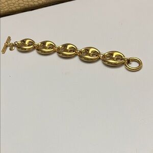 Gold in Color Link Bracelet